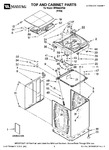 Diagram for 01 - Top And Cabinet Parts