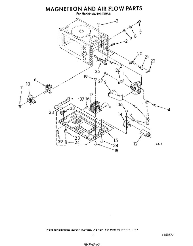 Diagram for MW1200XW0