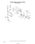 Diagram for 04 - Oven Door And Latch