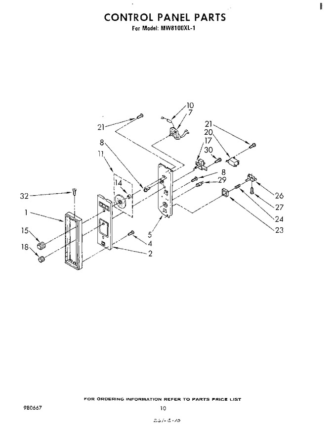 Diagram for MW8100XL1