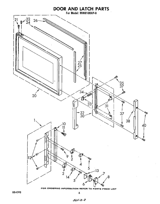 Diagram for MW8100XP0