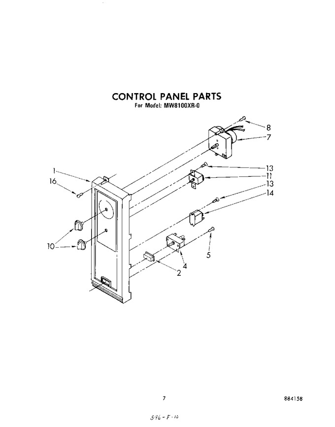 Diagram for MW8100XR0