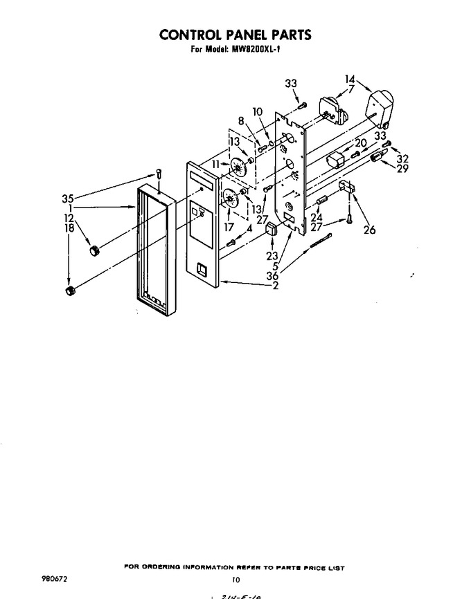 Diagram for MW8200XL1