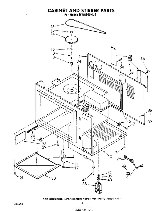 Diagram for MW8300XL0