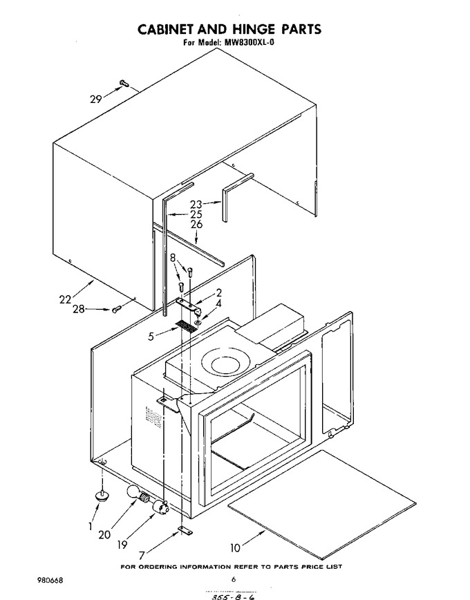 Diagram for MW8300XL0