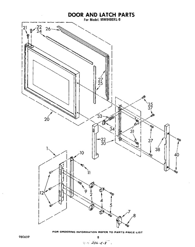 Diagram for MW8400XL0