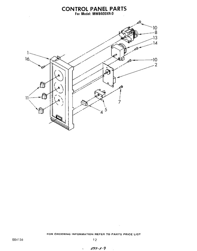 Diagram for MW8400XR0