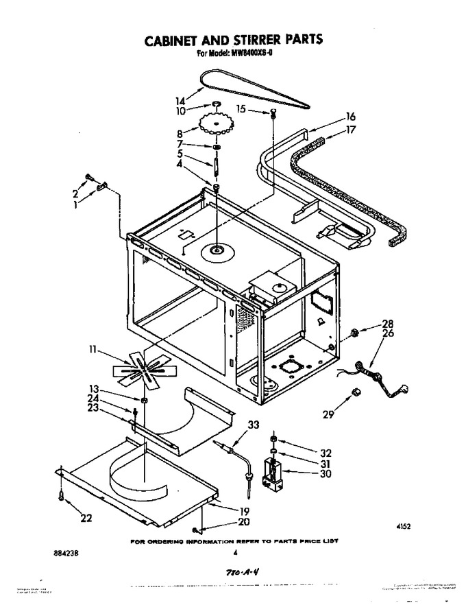 Diagram for MW8400XS0