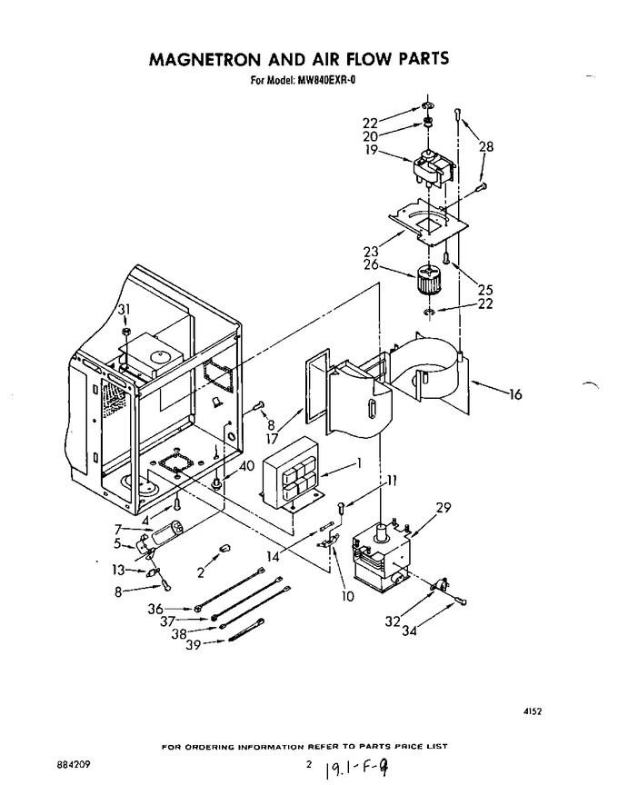 Diagram for MW840EXR0