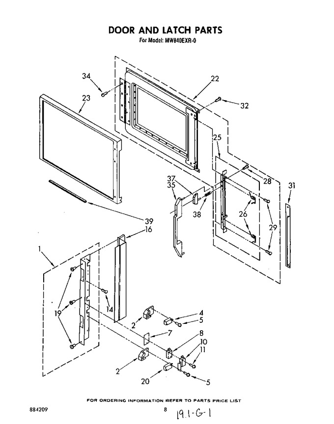 Diagram for MW840EXR0