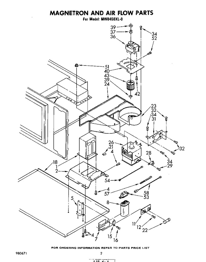 Diagram for MW8450XL0