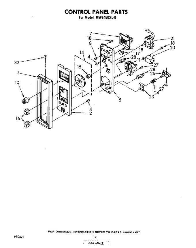 Diagram for MW8450XL0