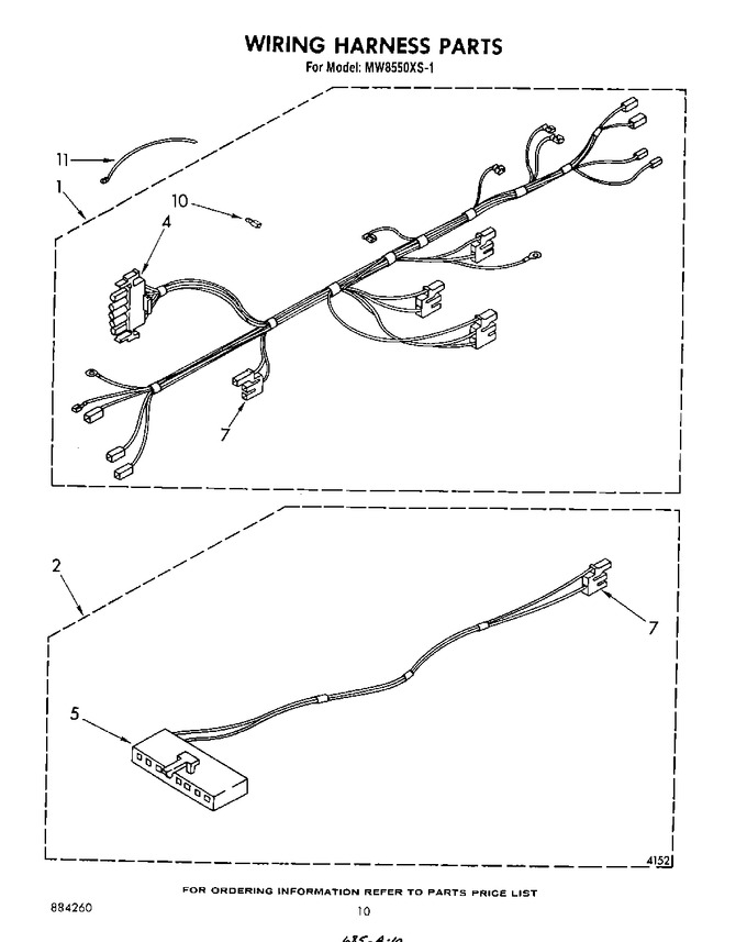 Diagram for MW8550XS1