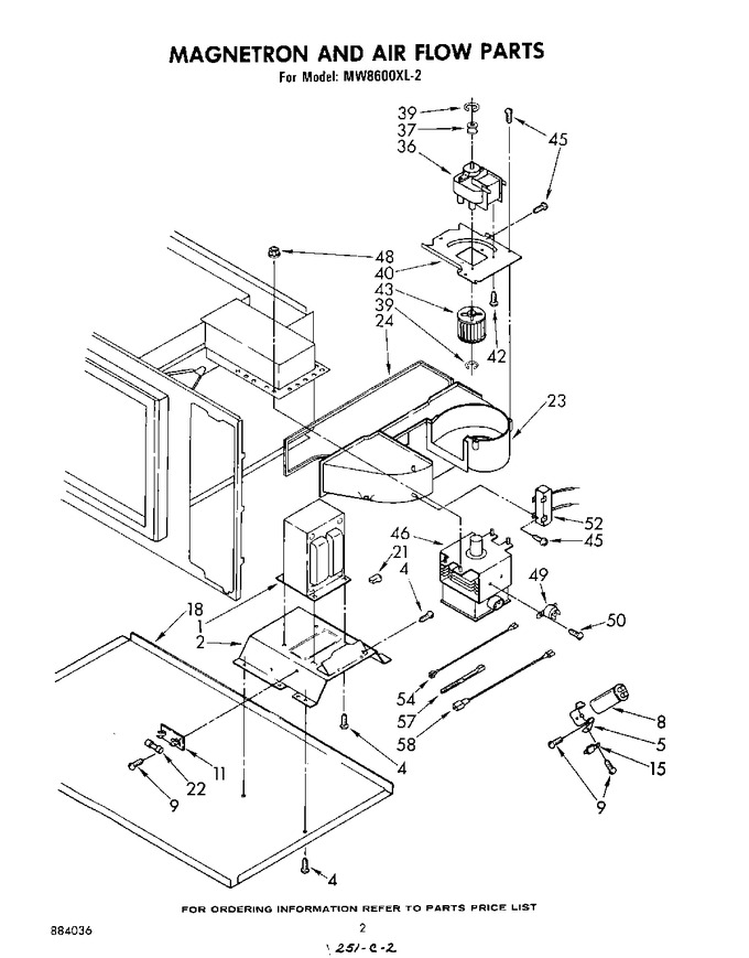 Diagram for MW8600XL2