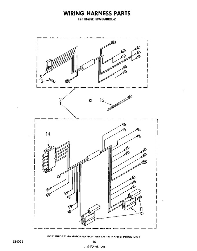 Diagram for MW8600XL2