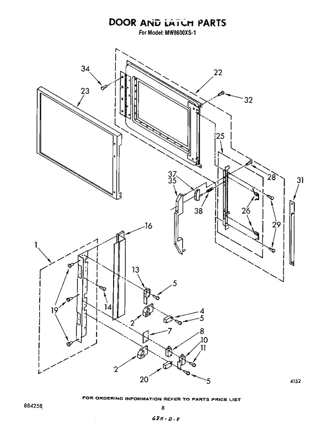 Diagram for MW8600XS1