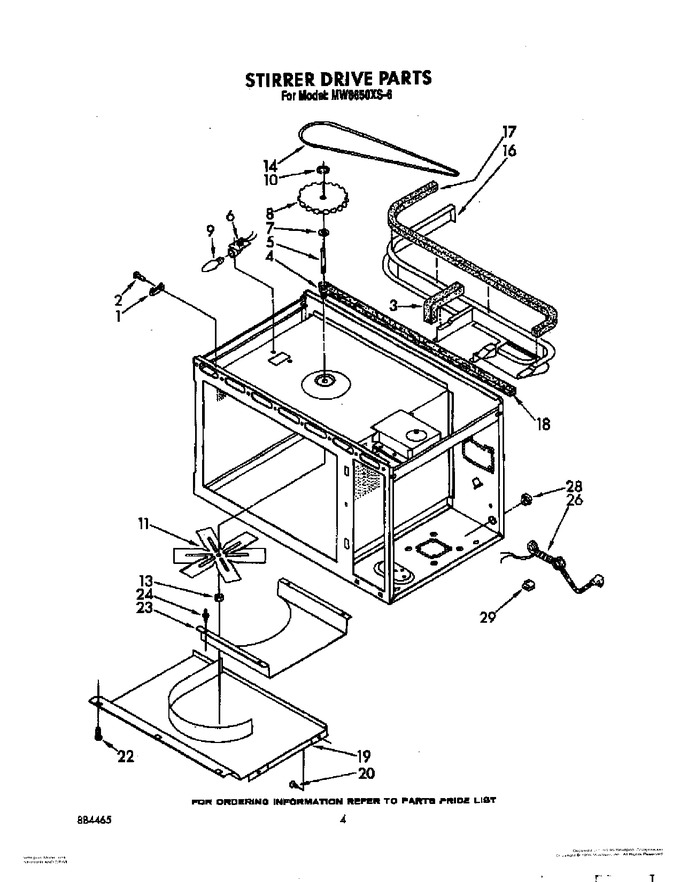 Diagram for MW8650XS6