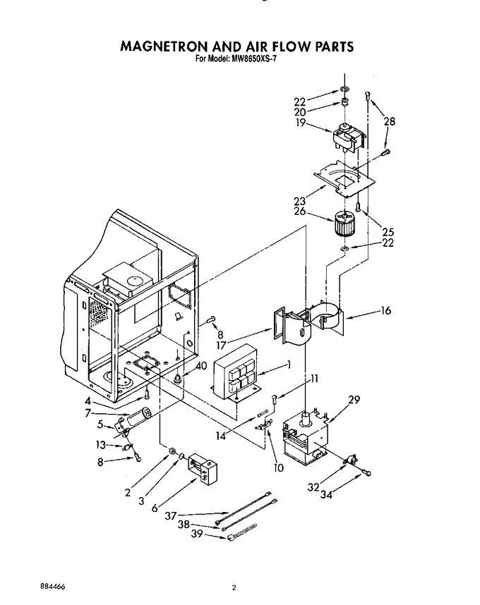 Diagram for MW8650XS7