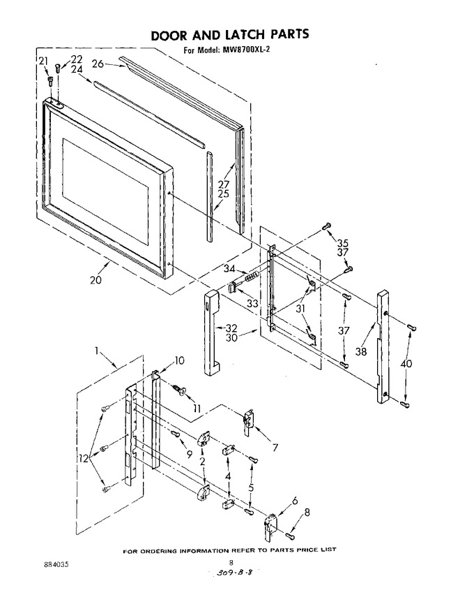 Diagram for MW8700XL2