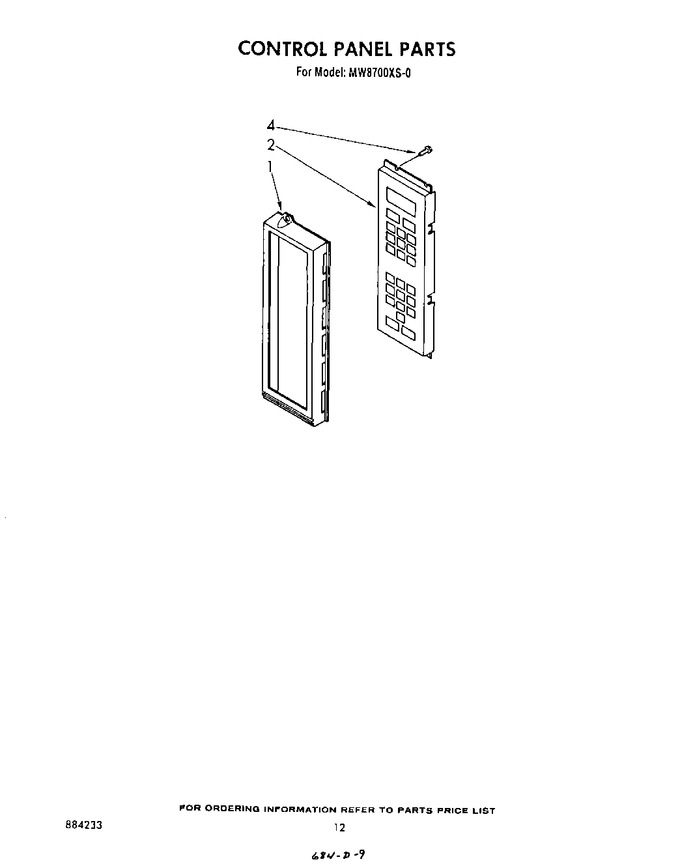 Diagram for MW8700XS0