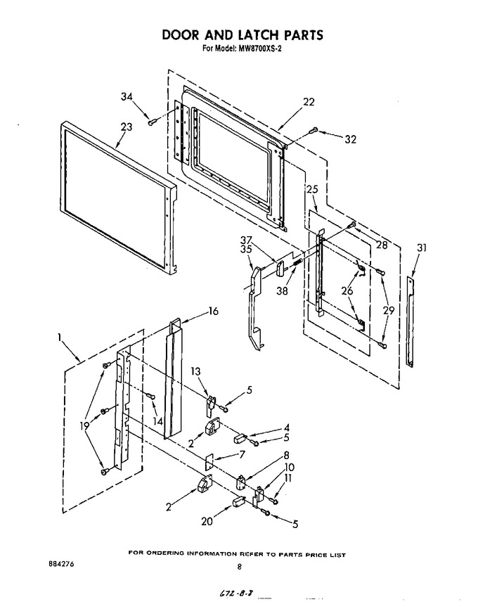 Diagram for MW8700XS2