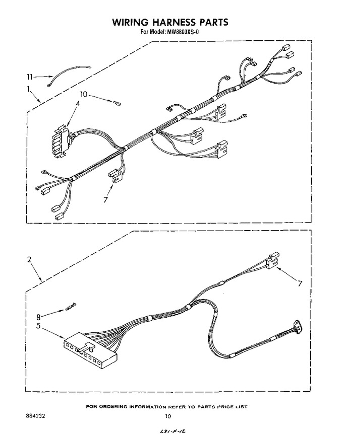 Diagram for MW8800XS0