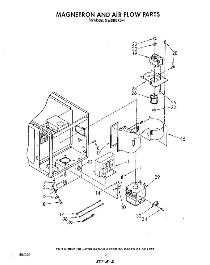 Diagram for MW8800XS4