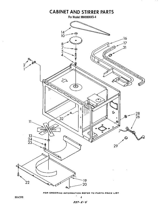 Diagram for MW8800XS4