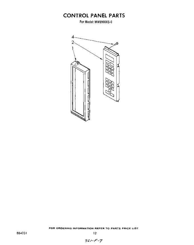 Diagram for MW8900XS0