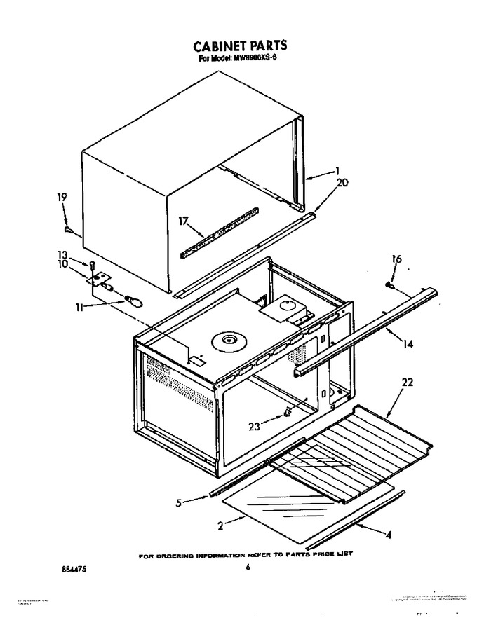 Diagram for MW8900XS6