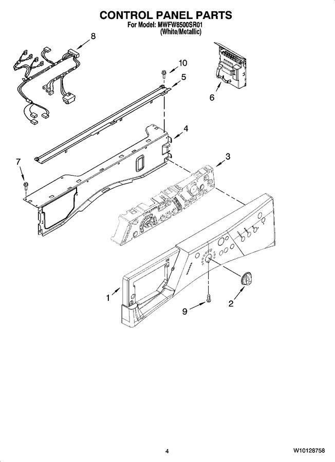 Diagram for MWFW8500SR01