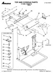 Diagram for 01 - Top And Console Parts