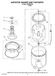 Diagram for 03 - Agitator, Basket And Tub Parts