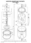 Diagram for 03 - Agitator, Basket And Tub Parts