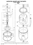 Diagram for 03 - Agitator, Basket And Tub Parts