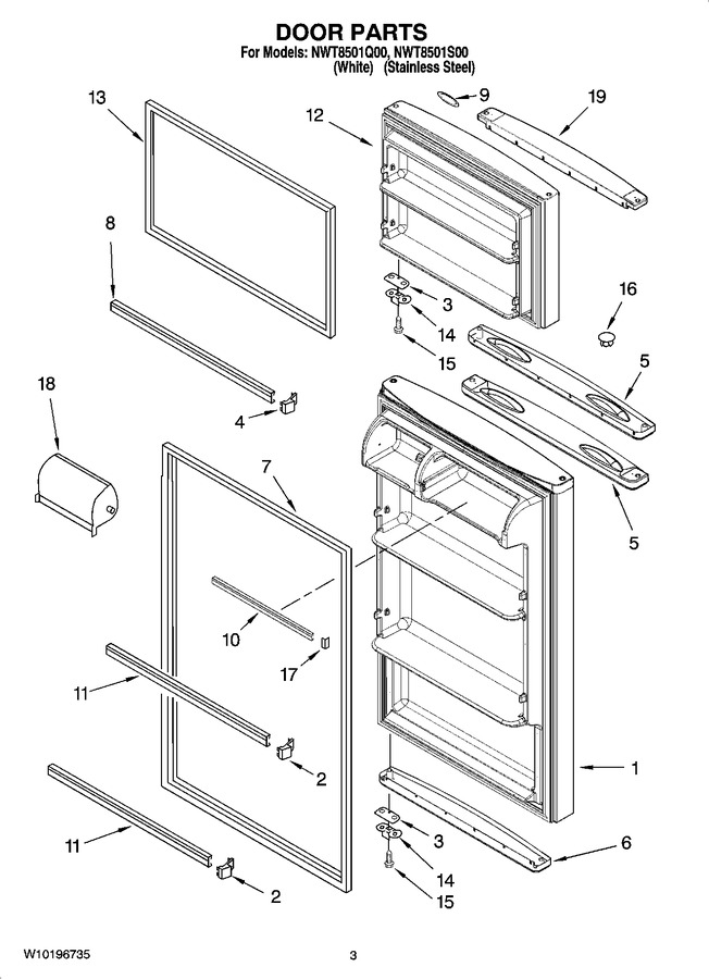 Diagram for NWT8501S00