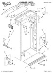 Diagram for 01 - Cabinet Parts