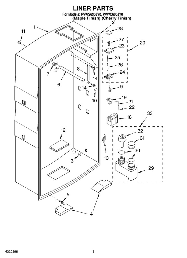 Diagram for PVWS600JY0