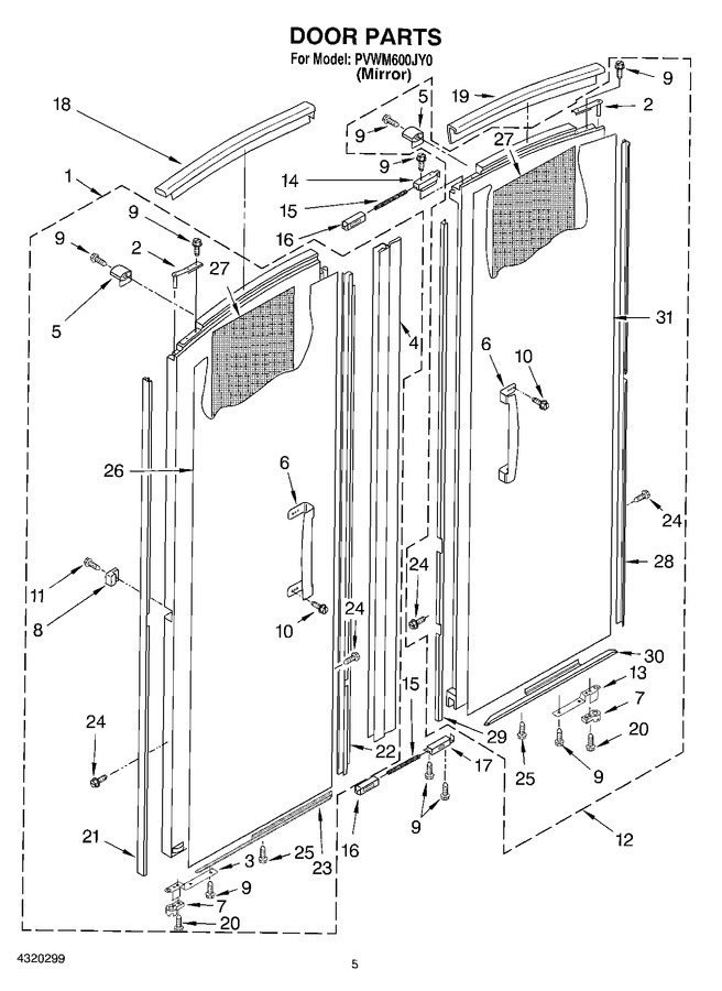 Diagram for PVWM600JY0