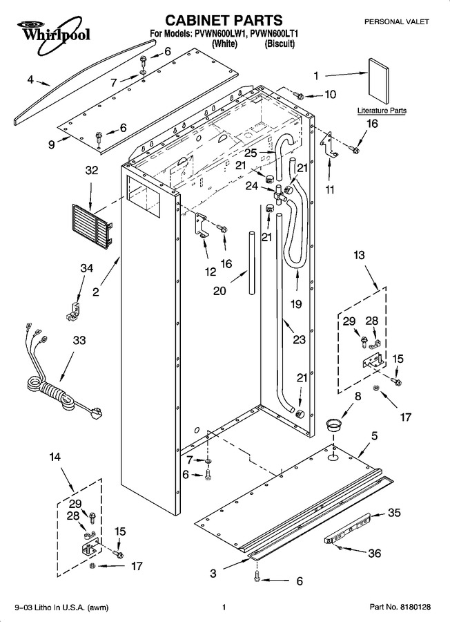 Diagram for PVWN600LW1