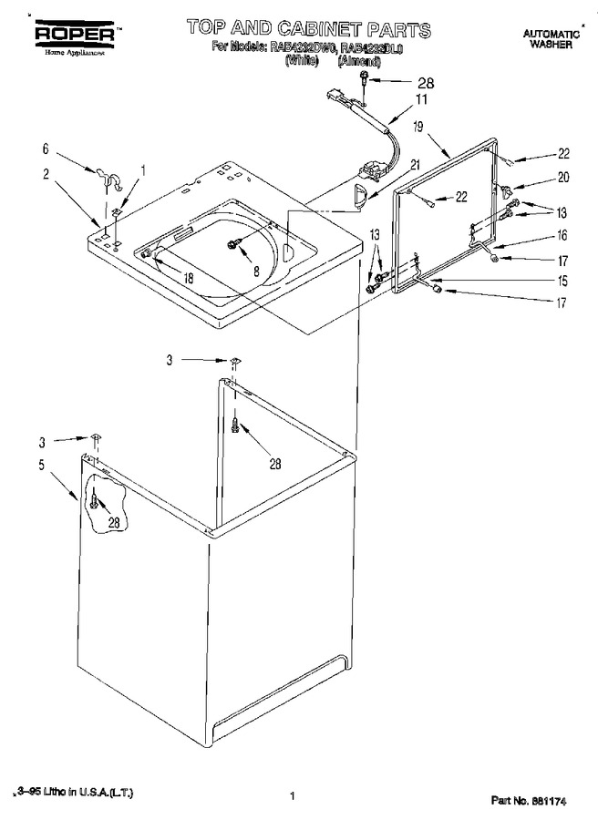 Diagram for RAB4232DW0