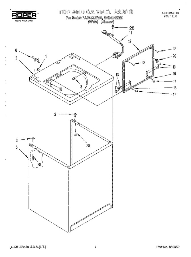 Diagram for RAB4232EW0