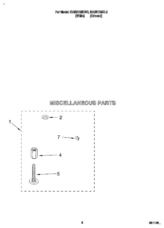 Diagram for RAB5133DL0