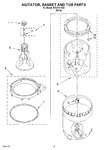 Diagram for 04 - Agitator, Basket And Tub