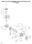 Diagram for 05 - Brake, Clutch, Gearcase, Motor & Pump