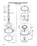 Diagram for 05 - Agitator, Basket, And Tub