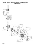 Diagram for 07 - Brake, Clutch, Gearcase, Motor And Pump