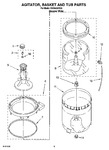 Diagram for 03 - Agitator, Basket And Tub Parts