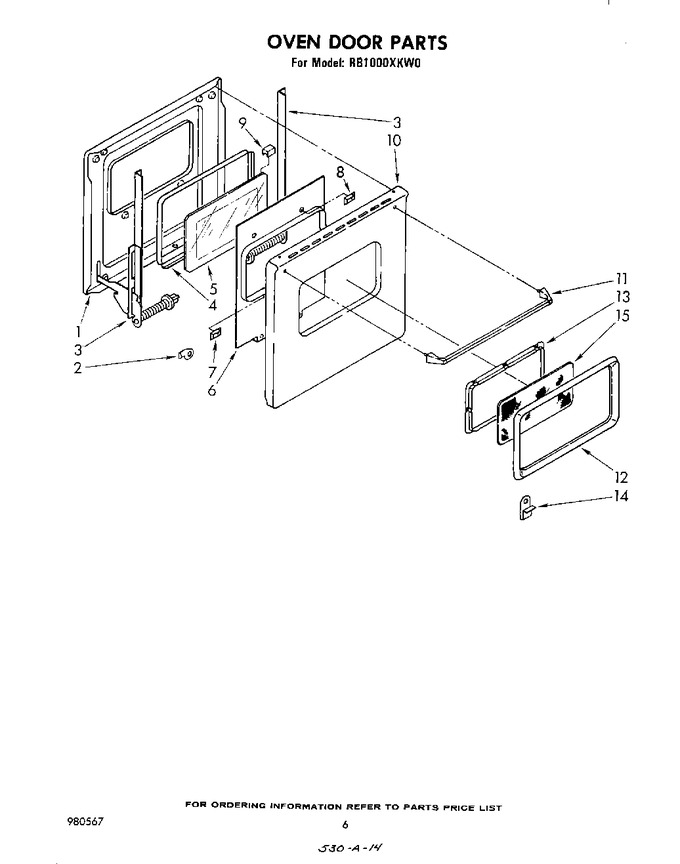 Diagram for RB1000XKW0