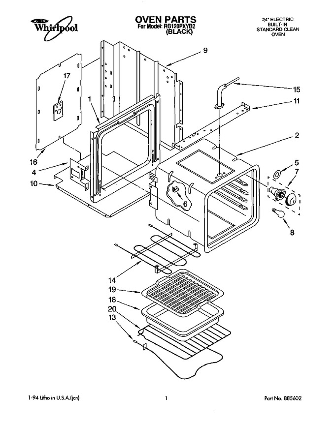 Diagram for RB120PXYB2